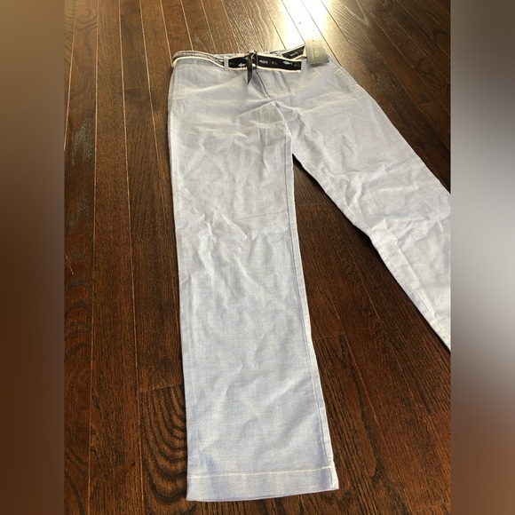 Polo Ralph Lauren Boys 16Y Blue Khaki 4-Pocket Pants w/R.L. Fish/Shark Belt -NWT - Picture 2 of 12